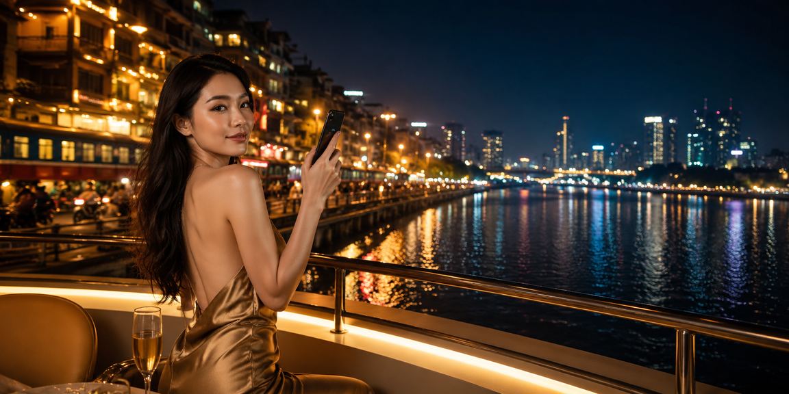 Ánh đèn neon Hà Nội về đêm gắn liền với trải nghiệm nạp tiền và nhận bonus