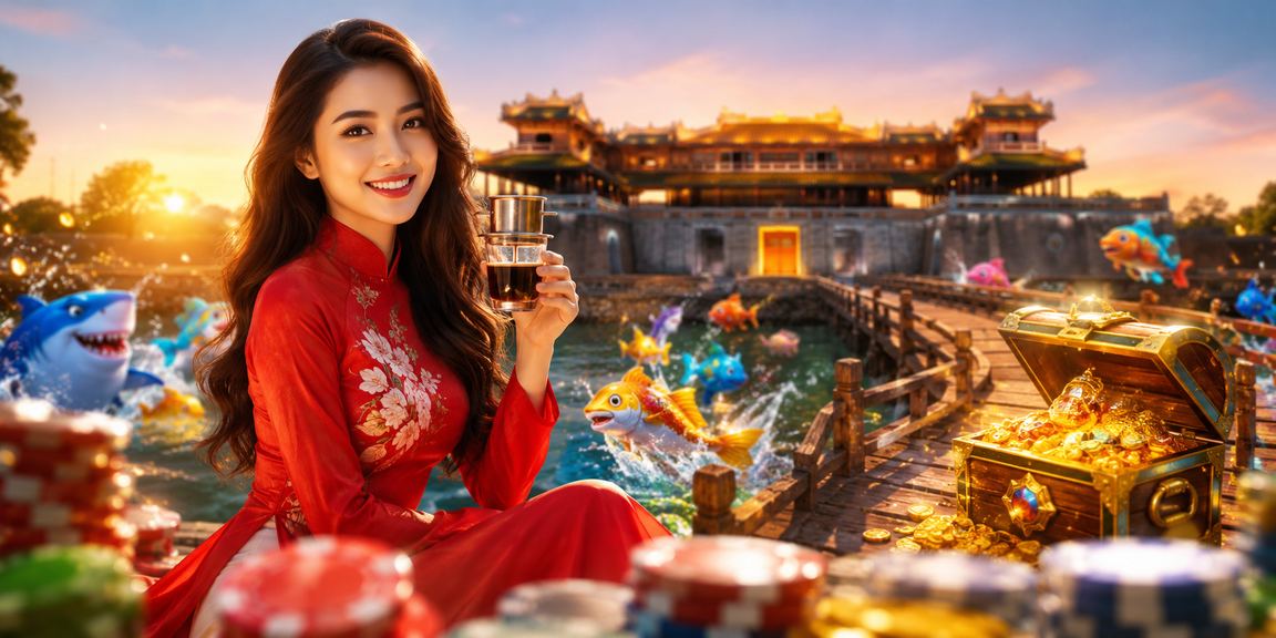 Bắn cá trực tuyến kết hợp văn hóa áo dài Huế trên gemma4
